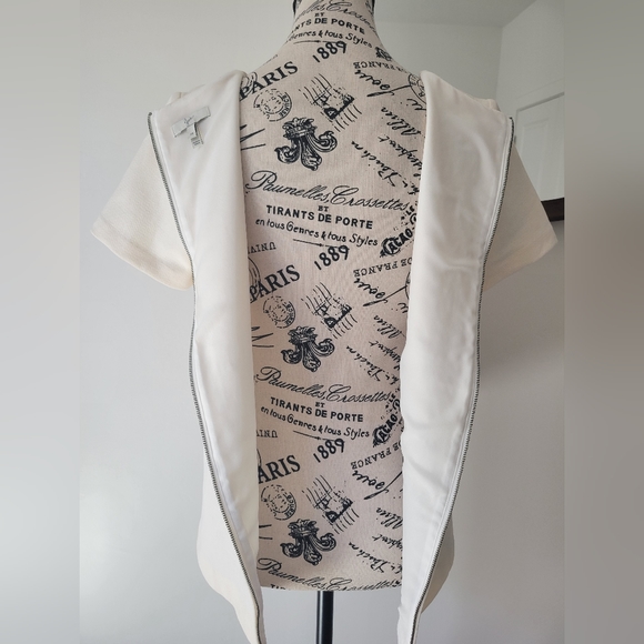 Joie Deleina Wool Cream Textured Top Size M - Picture 6 of 12